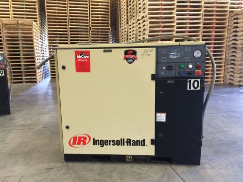 2005 ingersoll rand 25hp model ssr up6-25-125 air compressor only 20,781 hours! for sale