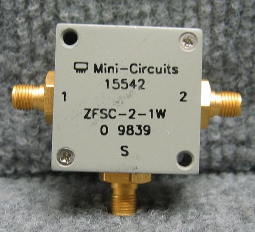 MINI-CIRCUITS 15542 / ZFSC-2-1W 0 9839 S,POWER SPLITTER