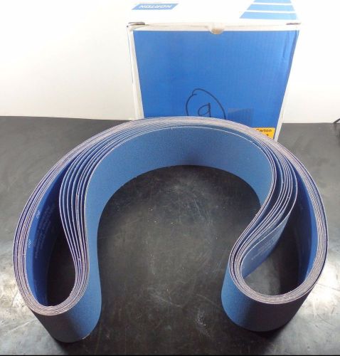 Norton Sanding Belts, 4&#034; x 79&#034; 80 Grit, R824, 780727-46416, Qty 10|KJ3| RL