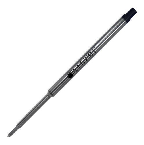 Monteverde capless gel refill to fit waterman ballpoint pens, fine, black, 6 for sale