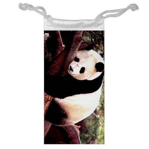 Panda Bear Cute Jewelry Bag or Glasses Cellphone Money for Gifts size 3&#034; x 6&#034;