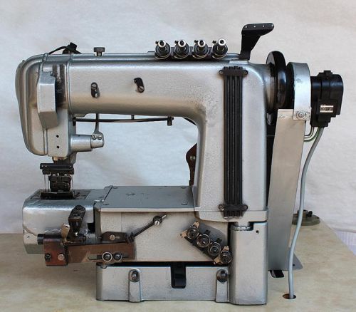 Singer 302w101 chainstitch 4-needle cylinder bed industrial sewing machine 220v for sale