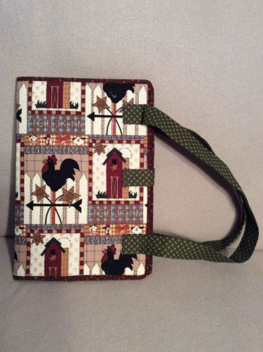 Rooster travel Pocket Folder With Handles And Pocket 13.25 X 9 Inches