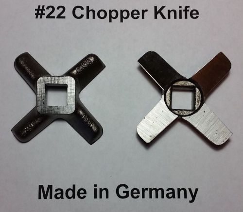 #22 Chopper Knife for Hobart Meat Grinders- Made in Germany