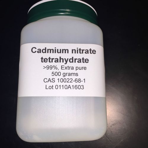 Cadmium nitrate, &gt;99%, Extra pure, 500 gm