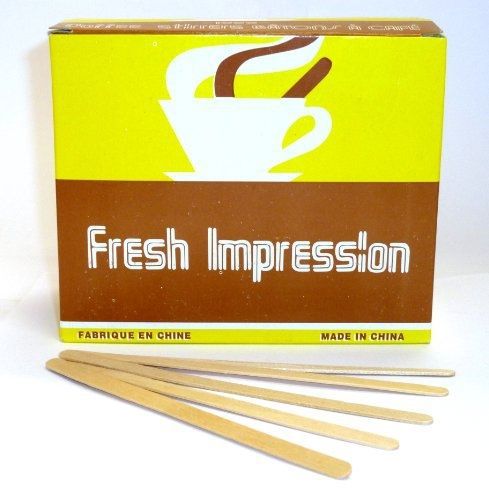Fresh Impression Wood Coffee Stirrers - 1000 each