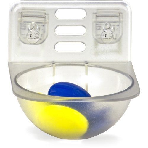 Officemate verticalmate cubicle utility bowl, 4.5 x 4 x 4 inches, frosty clear for sale