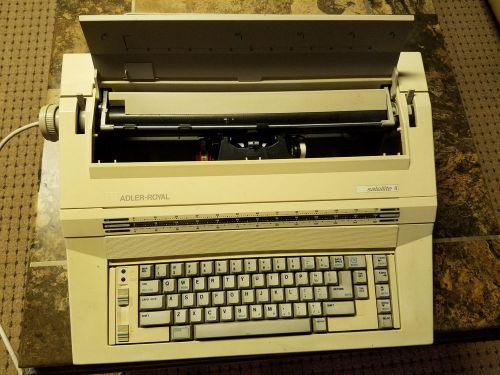 ADLER-ROYAL SATELLITE 4 ELECTRONIC TYPEWRITER VINTAGE ADLER-ROYAL TYPEWRITER