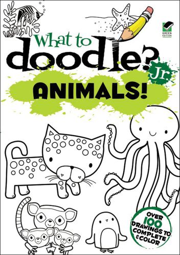 Dover Publications-What To Doodle? Jr. Animals!