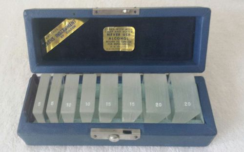 GULDEN Ophthalmic Berens Instrument Prism Bar w/Case ~ Red &amp; 5 10 15 20 pairs