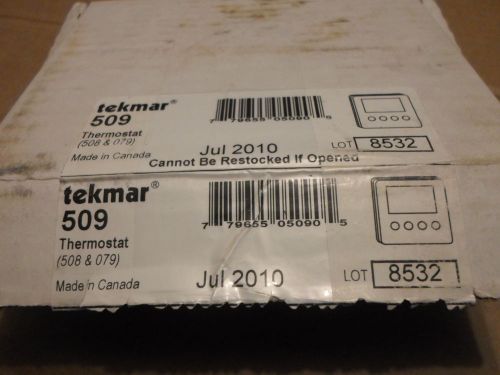 Tekmar 509 Thermostat NEW Opened Box Free Shipping