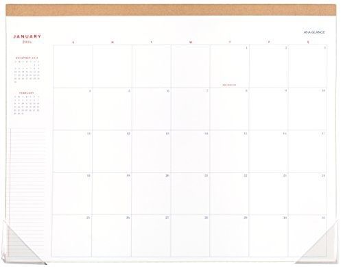 At-A-Glance Desk Calendar 2016, Collection, 21.75 x 17 Inches Page Size
