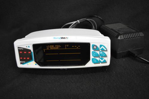 SurgiVet V3404P ECG SpO2 Temperature and Respiration Monitor System - TESTED