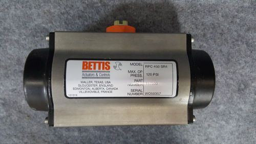 Bettis rpc450sr4 pneumatic spring return actuator 120psi for sale