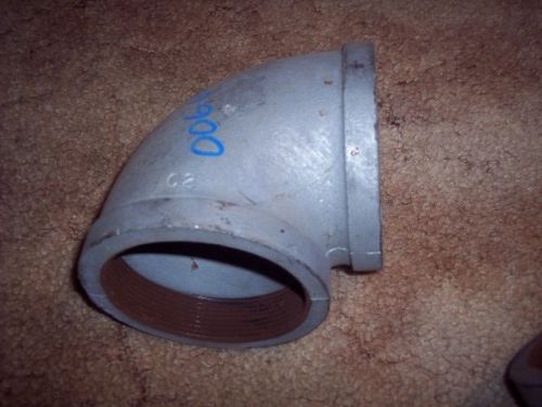 4&#034; Galvanized Elbow made in USA Threaded 90 Degree Elbow Galvanized Pipe Fitting