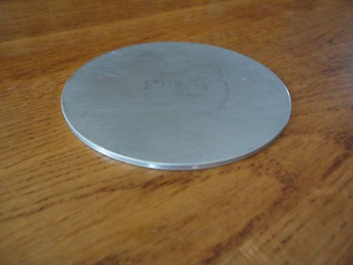 Disc Aluminam Round 1/8&#034; x 3 3/4&#034; Custom Cut Machined OD NEW !!