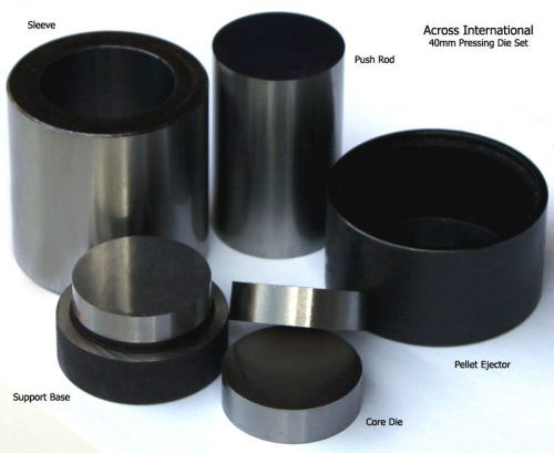 40mm Diameter ID Harden Steel Pellet Press Dry Pressing Die Set Mold