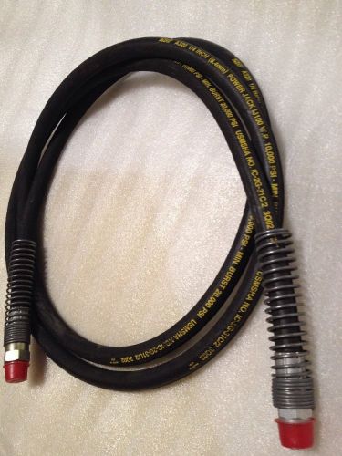 Enerpac hydraulic power jack hose ij100 w.p. a320 1/4&#034; 6.4mm 10,000psi 6 foot for sale
