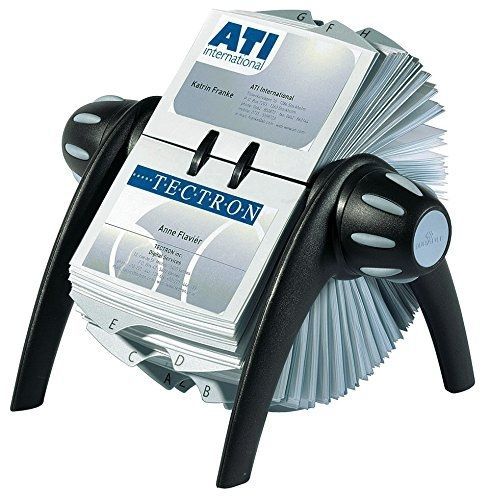 Durable 241701 durable visifix flip business card rotary file, 200 4 1/8x2 7/8 for sale