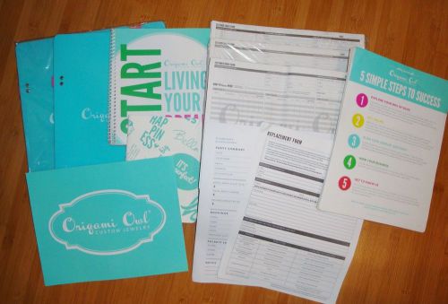 Origami Owl  Business lot with forms and lap boards