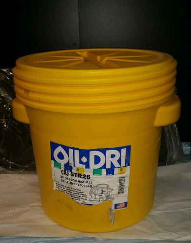 Oil-dri ~  5tr26 ~ l90894g ~ 20 gallon hazmat spill kit for sale
