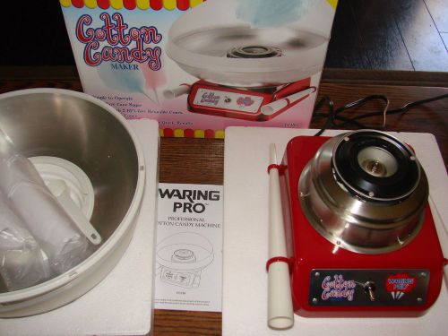 Waring Pro Cotton Candy Maker Party Carnival Machine Electric Model CC150 in Box