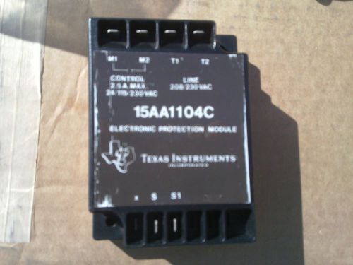 TEXAS INSTRUMENTS 15AA1104C PROTECTION MODULE