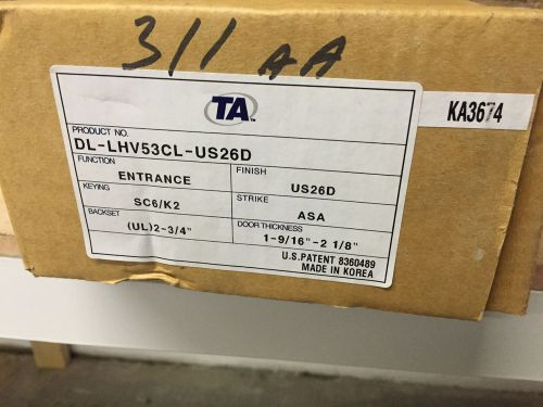 TA DL-LHV53CL-US26D Extra Heavy Duty - Cylindrical Lever Grade 1