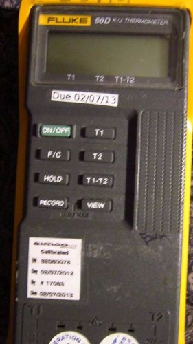 FLUKE 50/D K/J THERMOMETER VERY GOOD CONDITION