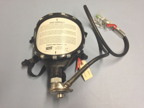 Scott respirator (new) w/ hose (supplied air) fire fighter mask for sale