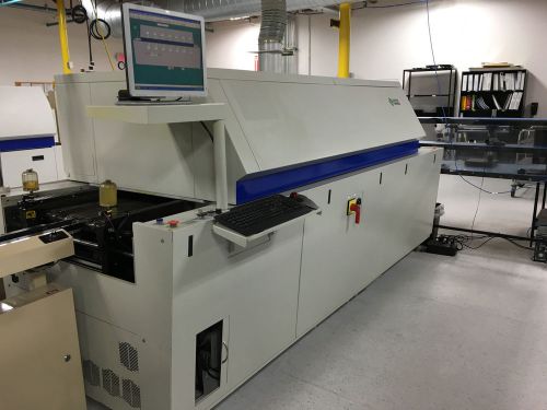 Heller 1707EXL 7 zone lead free reflow oven edge and mesh 2005 208/240V