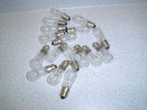 6S6 Bulbs 130-Volt Clear Nickel Base (17)