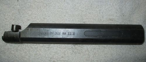 Kennametal BB 1122 Indexable Boring Bar. TP 322 Insert. 9 1/2&#034; by 1 1/2&#034;