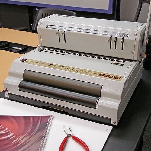 Akiles coilmac eci binding machine &amp; punch with electric inserter for sale