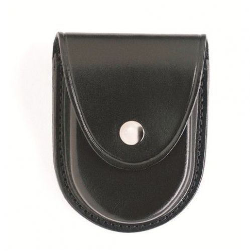 Gould &amp; goodrich b580br round bottom handcuff case black leather for sale
