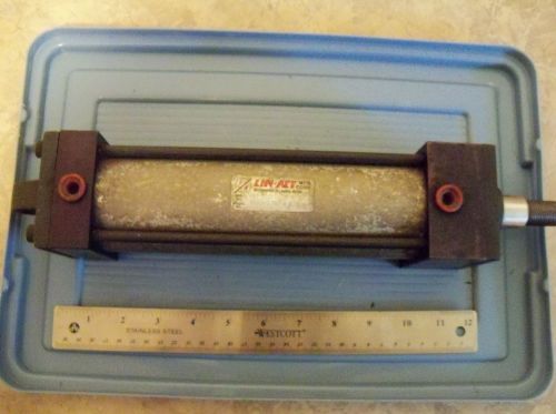 Lin-Act Pneumatic Cylinder A20ED-2.5x7-N-2  2 1/2&#034; bore 7&#034; strock 1&#034; rod 3/4-16