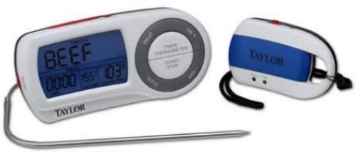 Taylor BBQ Grill Smoker - Digital Wireless Remote Thermometer # 01479