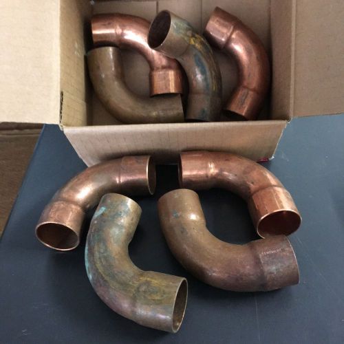 New,Some Tarnished 1 3/8&#034; ID 90° Long Elbows (8)