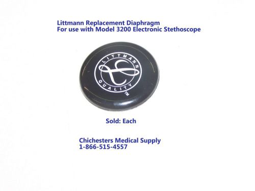 Littmann Diaphragm for Electronic Stethoscope, Model 3200, Sold Each, New