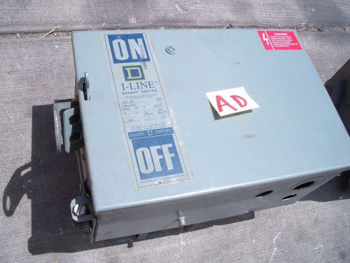 Square d pq4203g 30 amp 240 volt 3 phase bus plug (ad) for sale