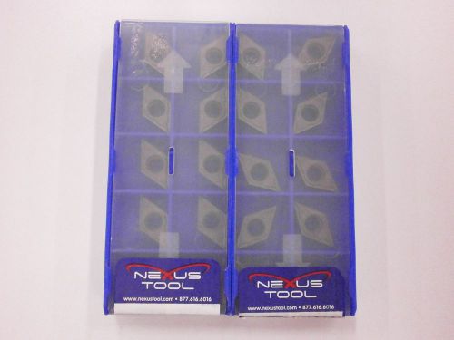 20pc nexus carbide inserts dcmt 32.50 hf 202 indexable coated tips bits 349so for sale