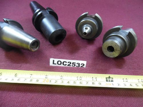 LOT OF 4  CAT40  END MILL TOOL HOLDERS   LOC 2532