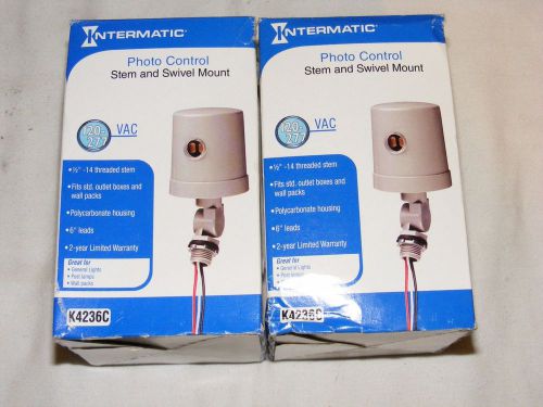 Intermatic Photo Control Qty.2 120-277 volt electrical lighting
