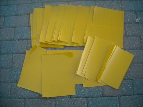 3M YELLOW Reflective Safety Warning Tape . Peel and stick. 50+ pieces.
