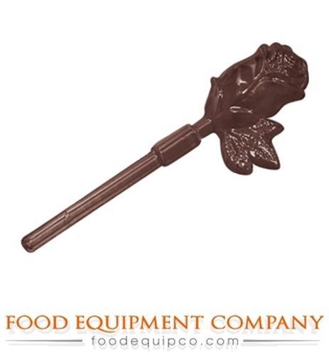 Paderno 47867-66 Chocolate Mold rose with stem 6.5&#034; L x 2.375&#034; W x 5/8&#034; H 4...