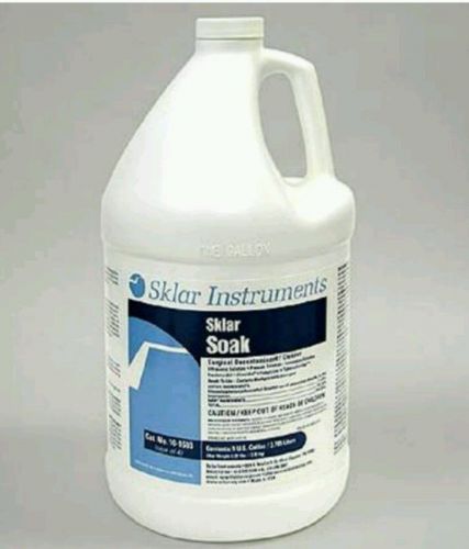Sklar# 10-1603 Sklar Soak Liquid Enzymatic Cleaner, 1 Gallon