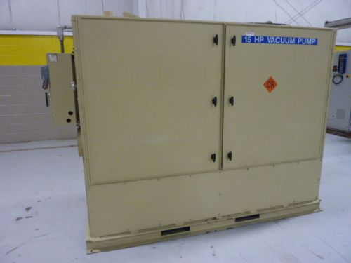 Novatec 15 hp vacuum pump  vpu-15 used #54331 for sale