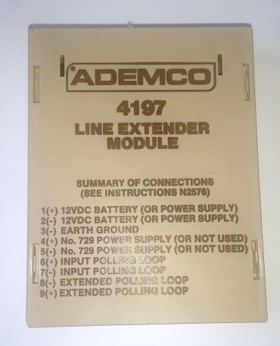 Honeywell Ademco 4197 Line Extender Module Vector Polling Loop Extender Module