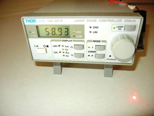 THORLABS LDC 202 B Laser Diode Controller 200mA Tested in Working Condition