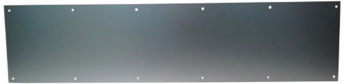 Don-Jo 90 Metal Kick Plate, Satin Anodized Aluminum Finish, 36&#034; Width x 6&#034;